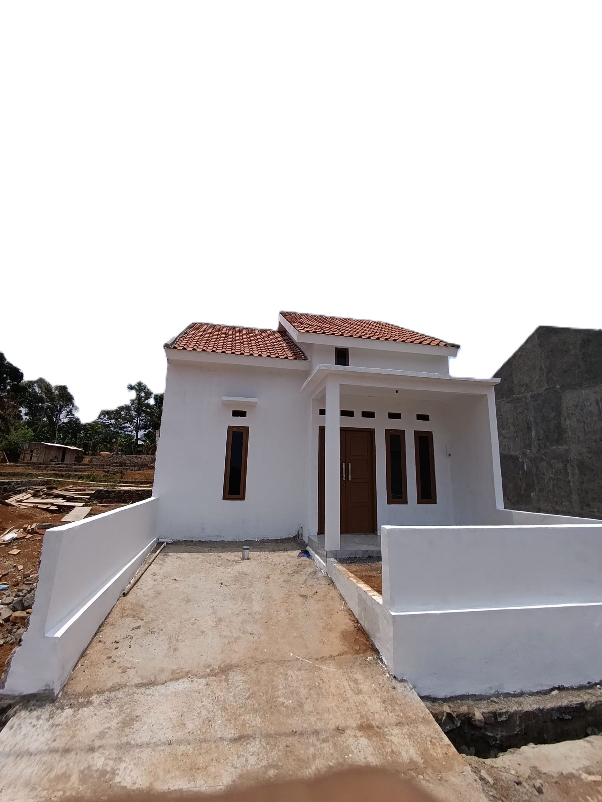 tampak depan rumah subsidi Barra Residence Ngabul